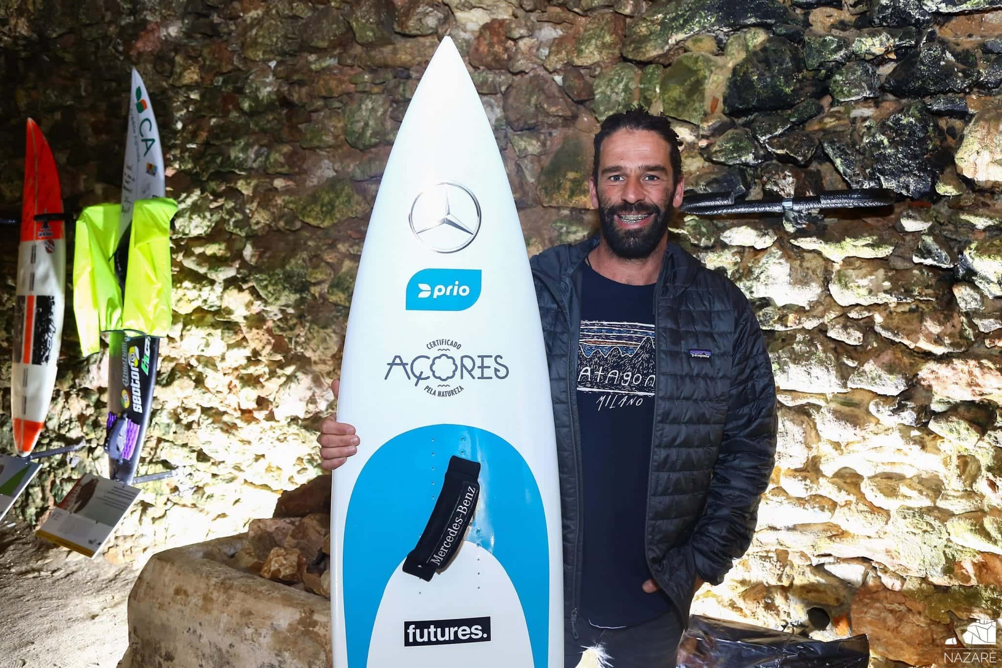 Hugo Vau está representado na Surfer Wall do Forte da Nazaré