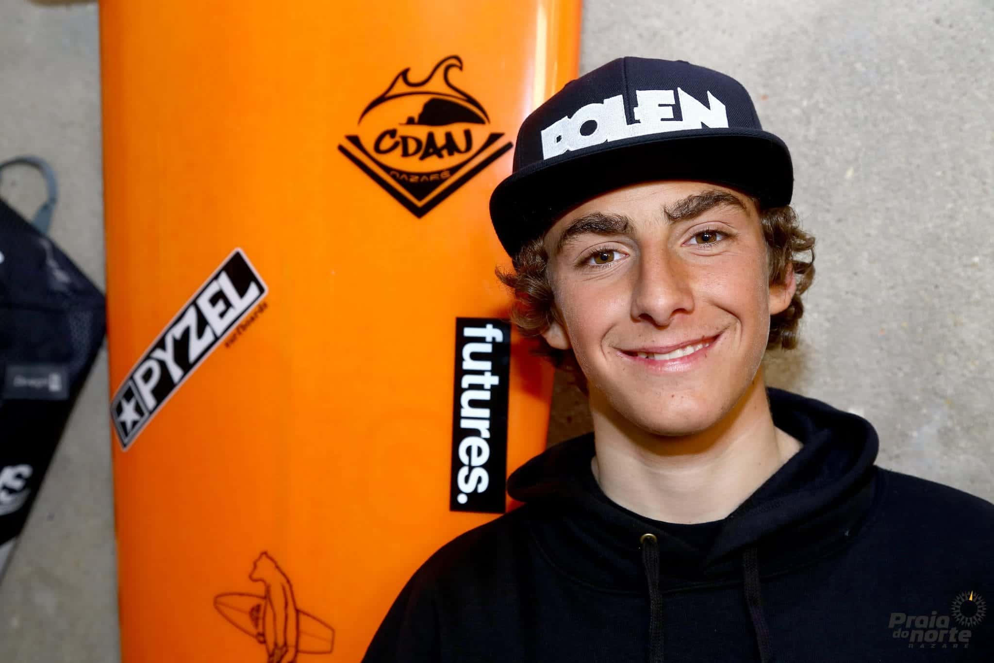 JOVEM ANTÓNIO LAUREANO ESTÁ REPRESENTADO NA SURFER WALL