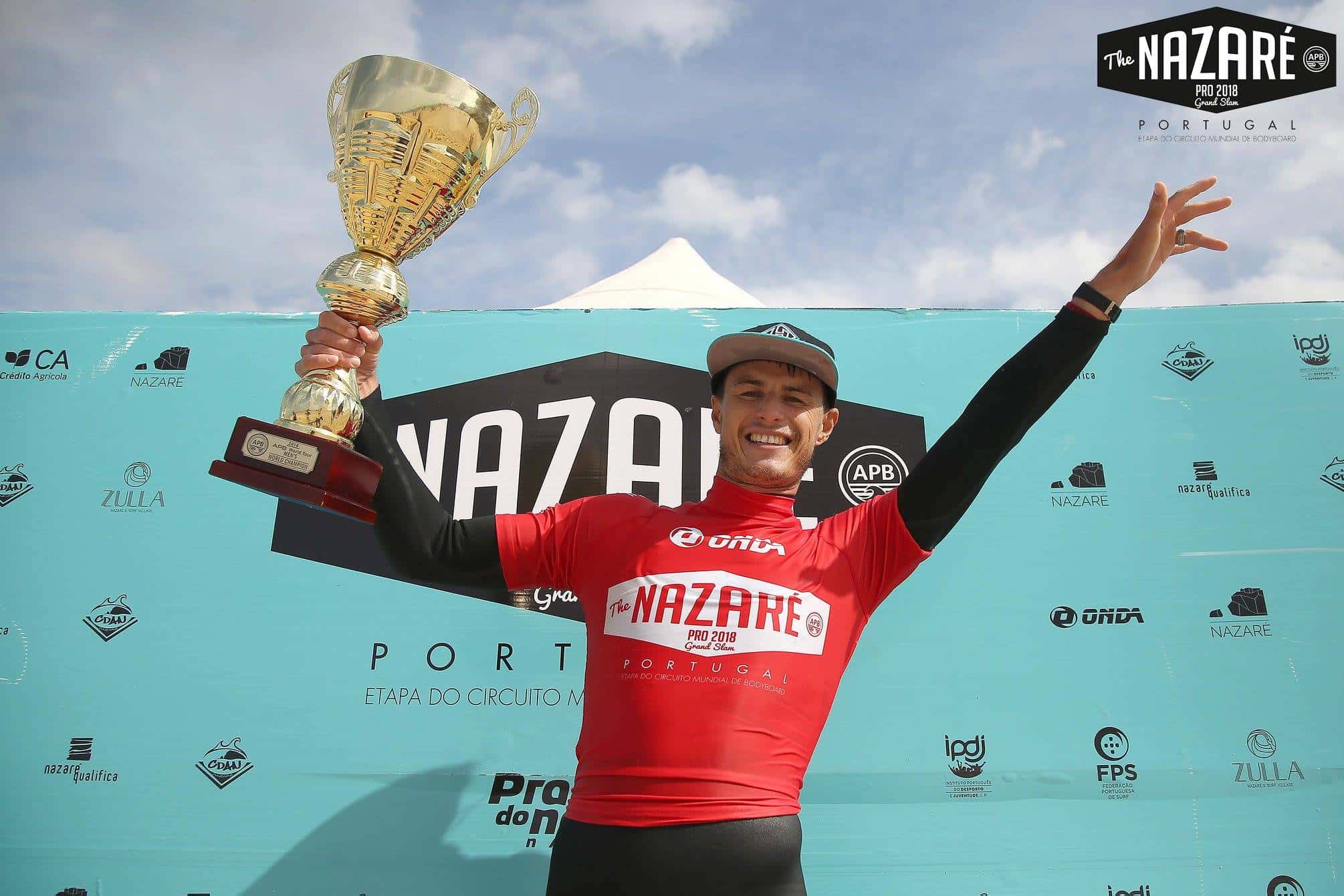 NOVO CAMPEÃO MUNDIAL DE BODYBOARD FOI COROADO NA PRAIA DO NORTE